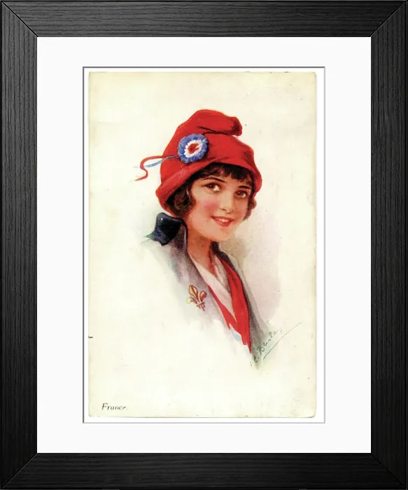 Framed Print : British propaganda for France Framed Print : British propaganda for France