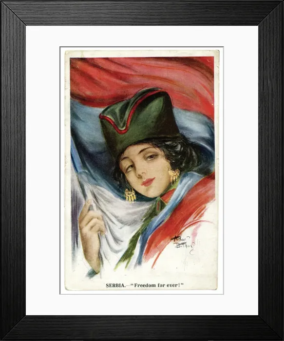 Framed Print : British propagands for Serbia Framed Print : British propagands for Serbia