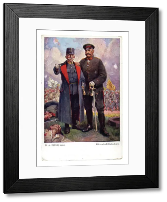 Framed Print : Hindenburg & Graf Frans Conrad Von Hotzendorf Framed Print : Hindenburg & Graf Frans Conrad Von Hotzendorf