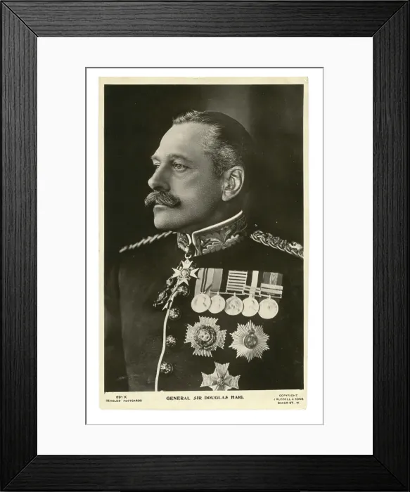 Framed Print : Be-medalled General Sir Douglas Haig Framed Print : Be-medalled General Sir Douglas Haig