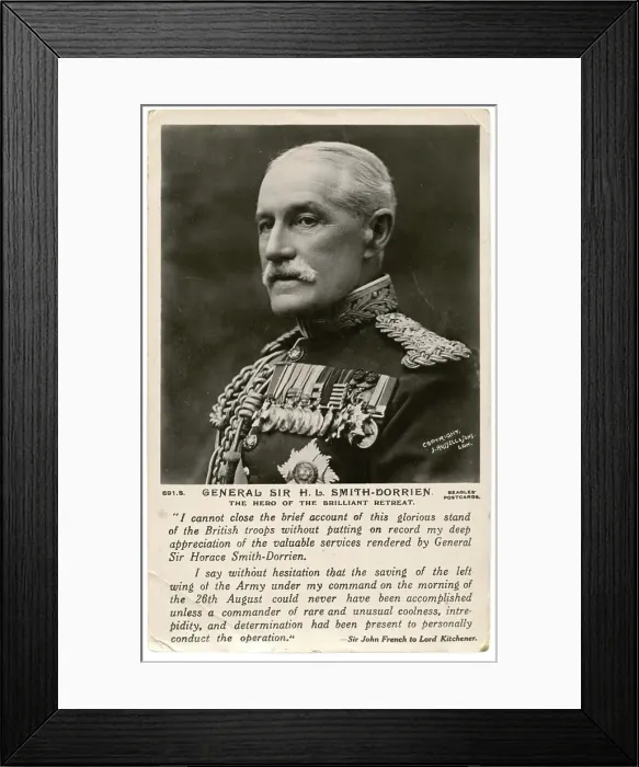 Framed Print : Be-medalled General Sir H. Smith-Dorrien Framed Print : Be-medalled General Sir H. Smith-Dorrien