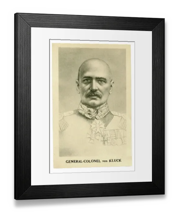 Framed Print : German Colonel-General von Kluck Framed Print : German Colonel-General von Kluck