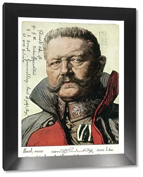 Uniformed General von Hindenburg