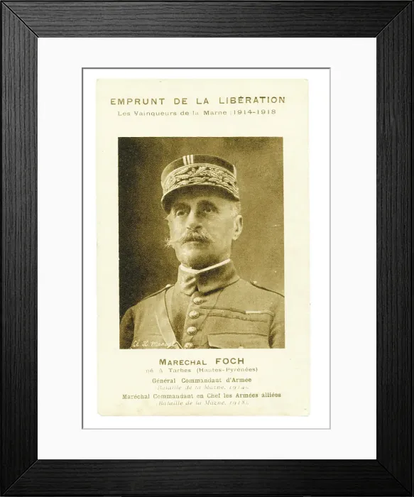 Framed Print : Head and shoulders of uniformed Marshal Foch Framed Print : Head and shoulders of uniformed Marshal Foch