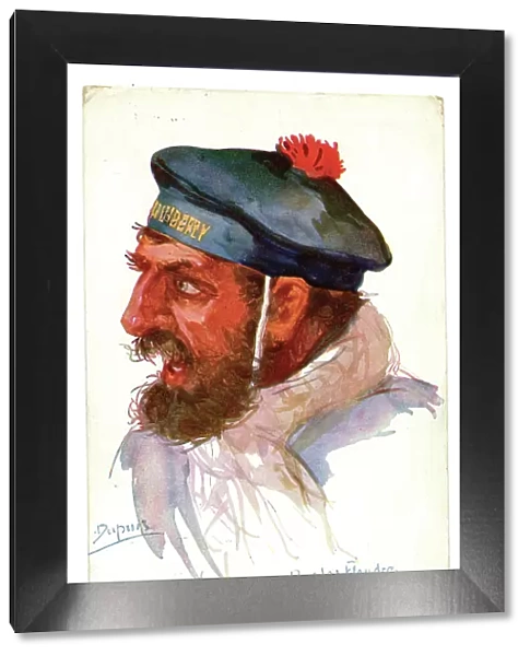 A Dupuis head and shoulders of a Flanders sailor