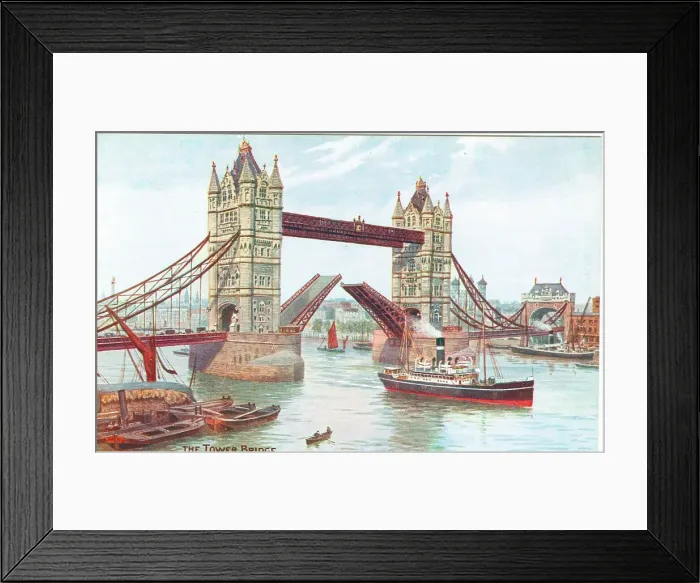 Framed Print : Tower Bridge, River Thames, London Framed Print : Tower Bridge, River Thames, London