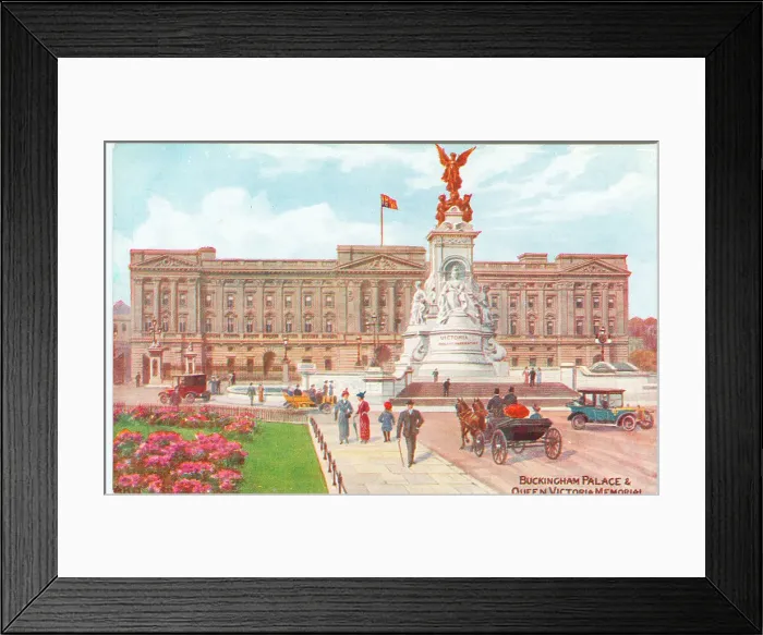 Framed Print : Buckingham Palace and Queen Victoria Memorial Framed Print : Buckingham Palace and Queen Victoria Memorial