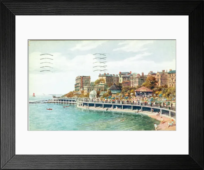 Framed Print : Weston Super Mare, Madeira Cove from the sea Framed Print : Weston Super Mare, Madeira Cove from the sea