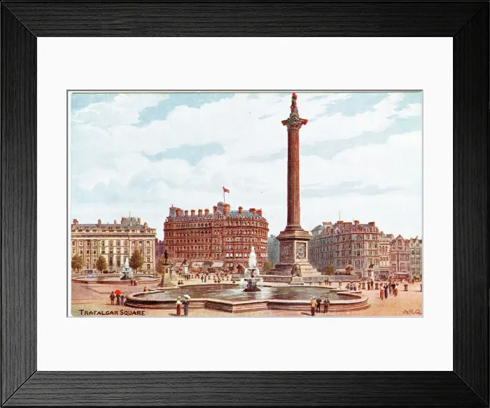 Framed Print : Trafalgar Square towards Charing Cross Framed Print : Trafalgar Square towards Charing Cross