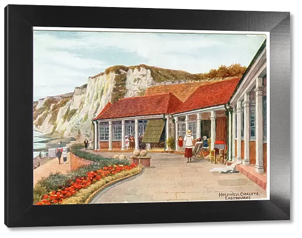 Holywell Chalets, Eastbourne, cliffs and seashore