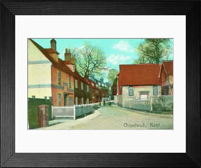 Framed Print : A quaint street view in the village of Chipstead Framed Print : A quaint street view in the village of Chipstead