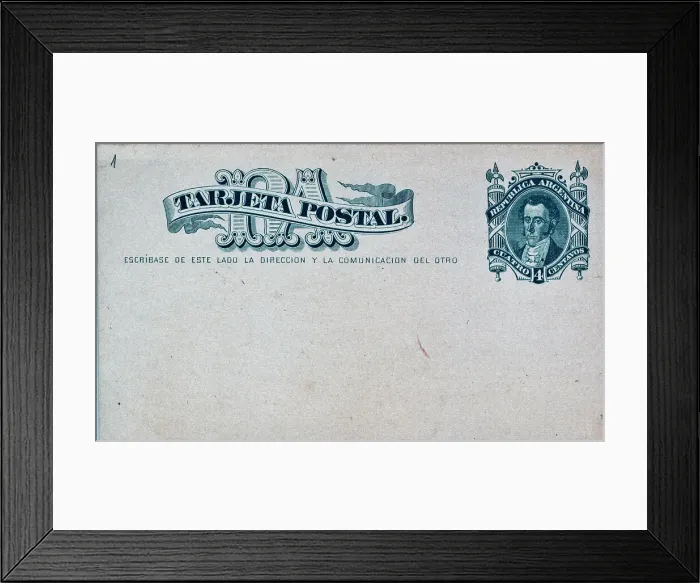 Framed Print : Argentinian Republic Tarjeta Postal Framed Print : Argentinian Republic Tarjeta Postal