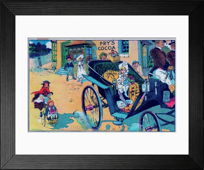 Framed Print : Frys Cocoa advert Framed Print : Frys Cocoa advert
