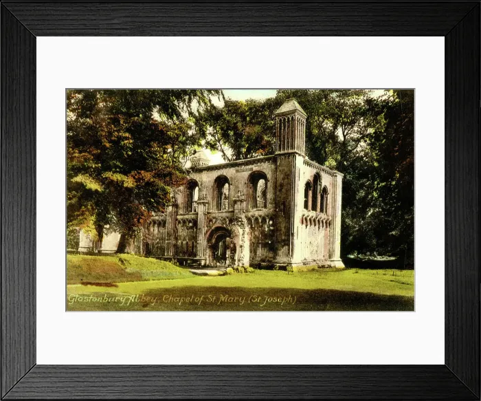 Framed Print : Chapel of St Mary (St Joseph), Glastonbury Abbey Framed Print : Chapel of St Mary (St Joseph), Glastonbury Abbey