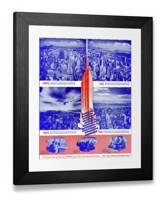Framed Print : Empire State Building Observatories Framed Print : Empire State Building Observatories