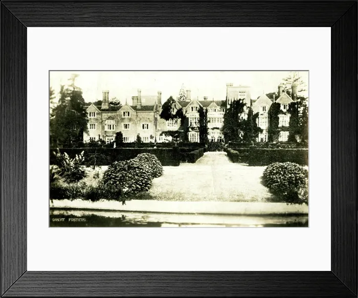 Framed Print : Great Fosters, Egham, Surrey Framed Print : Great Fosters, Egham, Surrey