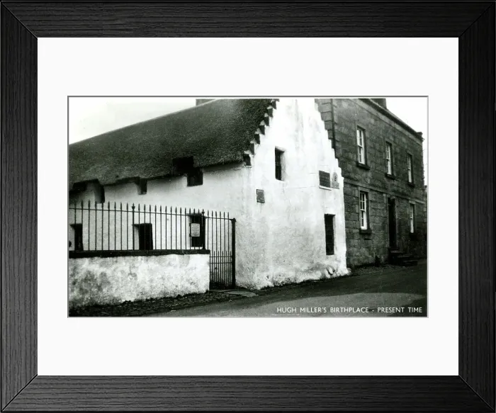Framed Print : Hugh Miller's birthplace, Cromarty, Scotland Framed Print : Hugh Miller's birthplace, Cromarty, Scotland
