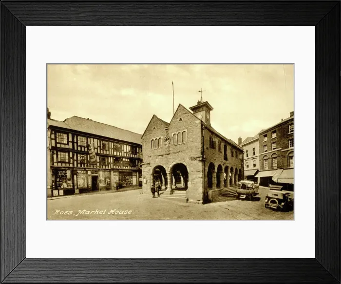 Framed Print : Market House, Ross-on-Wye, Herefordshire Framed Print : Market House, Ross-on-Wye, Herefordshire