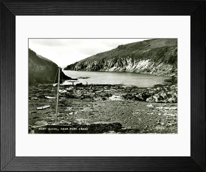 Framed Print : Port Quinn, near Port Isaac, North Cornwall Framed Print : Port Quinn, near Port Isaac, North Cornwall