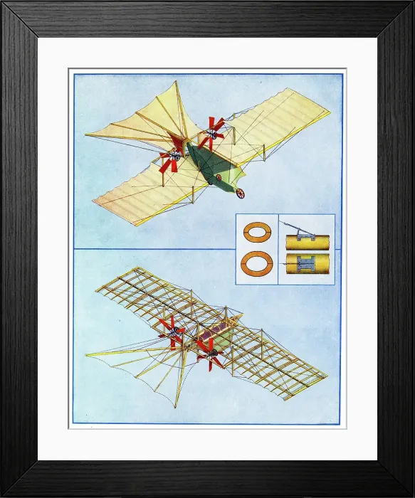 Framed Print : Steam Flying Machine aircraft proposed by Henson Framed Print : Steam Flying Machine aircraft proposed by Henson