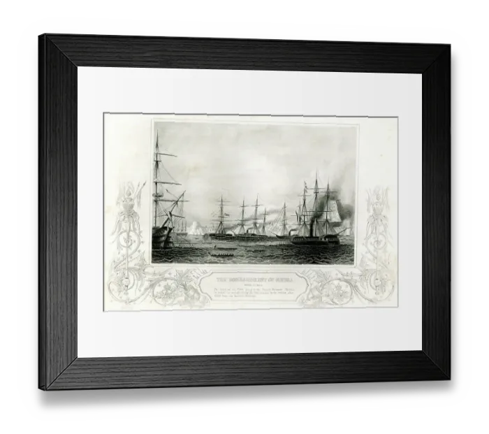 Framed Print : The Bombardment of Odessa Framed Print : The Bombardment of Odessa