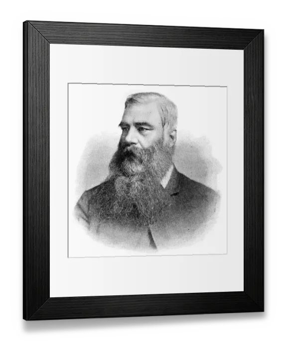 Framed Print : George Alfred Henty, English novelist Framed Print : George Alfred Henty, English novelist