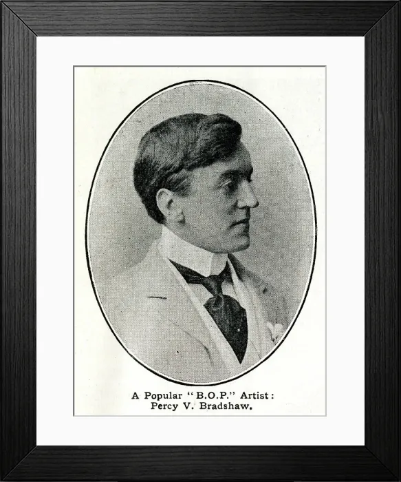 Framed Print : Percy Venner Bradshaw, artist and owner of Art School Framed Print : Percy Venner Bradshaw, artist and owner of Art School