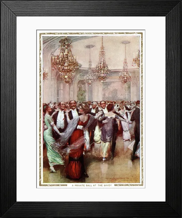 Framed Print : A Private Ball at The Savoy Hotel, London Framed Print : A Private Ball at The Savoy Hotel, London