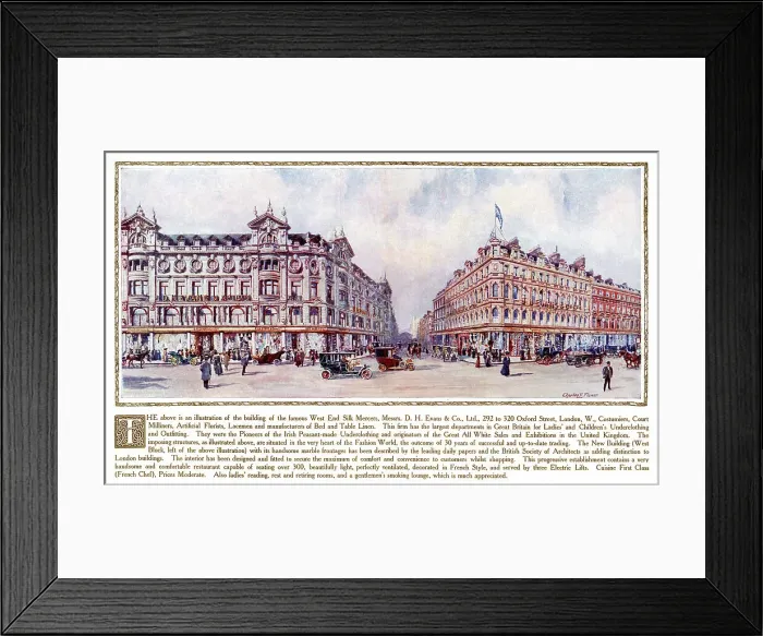 Framed Print : D H Evans, Oxford Street, London Framed Print : D H Evans, Oxford Street, London