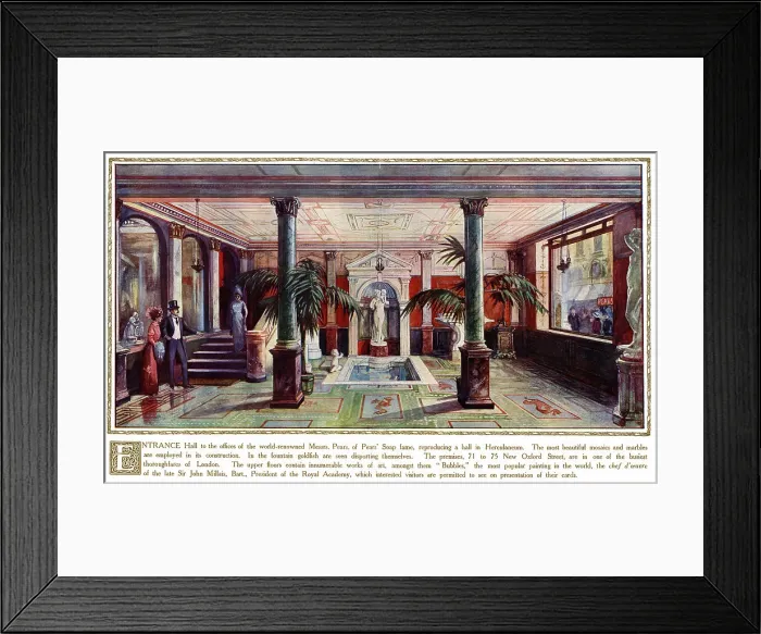 Framed Print : Pears Soap, New Oxford Street, London Framed Print : Pears Soap, New Oxford Street, London
