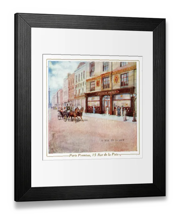 Framed Print : Lacloche Freres, Jewellers, Rue de la Paix, Paris Framed Print : Lacloche Freres, Jewellers, Rue de la Paix, Paris