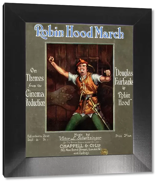 Music cover, Robin Hood March, Douglas Fairbanks