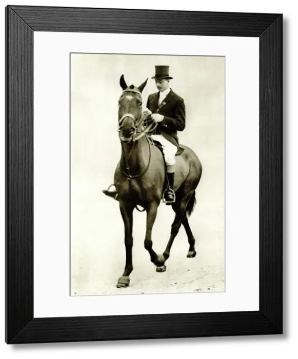 Framed Print : Prince Henry, Duke of Gloucester, on horseback Framed Print : Prince Henry, Duke of Gloucester, on horseback