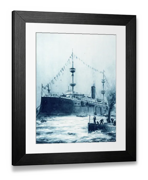 Framed Print : Royal Navy training ship at Devonport Framed Print : Royal Navy training ship at Devonport