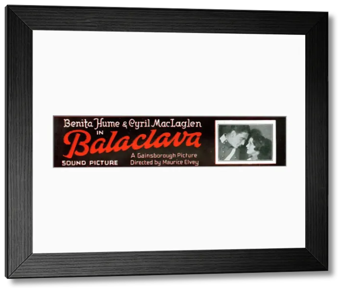 Framed Print : Benita Hume and Cyril MacLaglen in Balaclava Framed Print : Benita Hume and Cyril MacLaglen in Balaclava