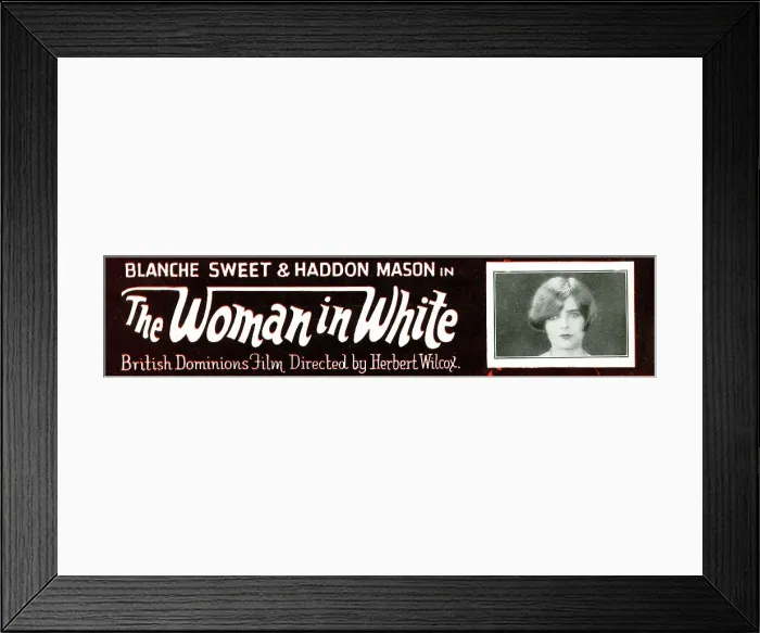 Framed Print : Blanche Sweet in The Woman in White Framed Print : Blanche Sweet in The Woman in White