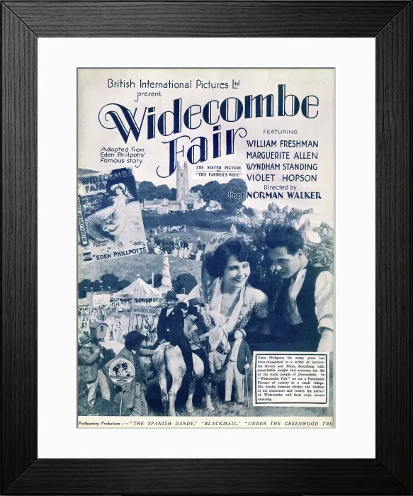 Framed Print : Widecombe Fair, British International Pictures Framed Print : Widecombe Fair, British International Pictures