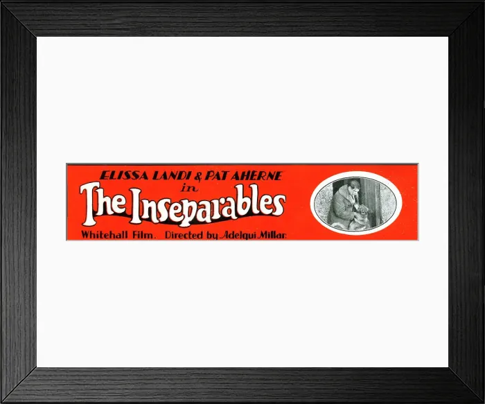 Framed Print : The Inseparables, Elissa Landi and Pat Aherne Framed Print : The Inseparables, Elissa Landi and Pat Aherne
