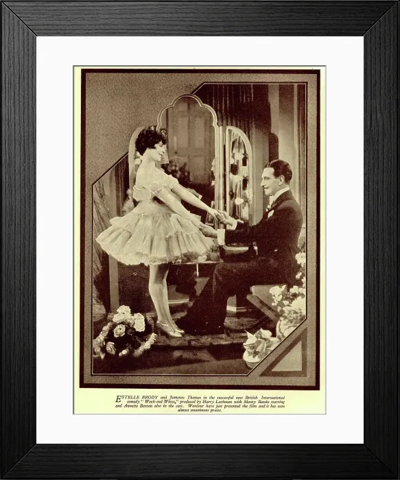 Framed Print : Estelle Brody and Jameson Thomas in Weekend Wives Framed Print : Estelle Brody and Jameson Thomas in Weekend Wives