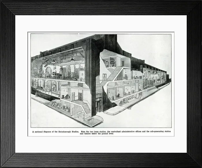 Framed Print : Gainsborough Film Studios, Poole Street, North London Framed Print : Gainsborough Film Studios, Poole Street, North London