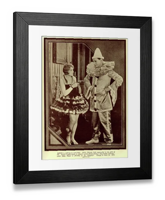 Framed Print : Henry Edwards and Margot Landa in The Crooked Staircase Framed Print : Henry Edwards and Margot Landa in The Crooked Staircase