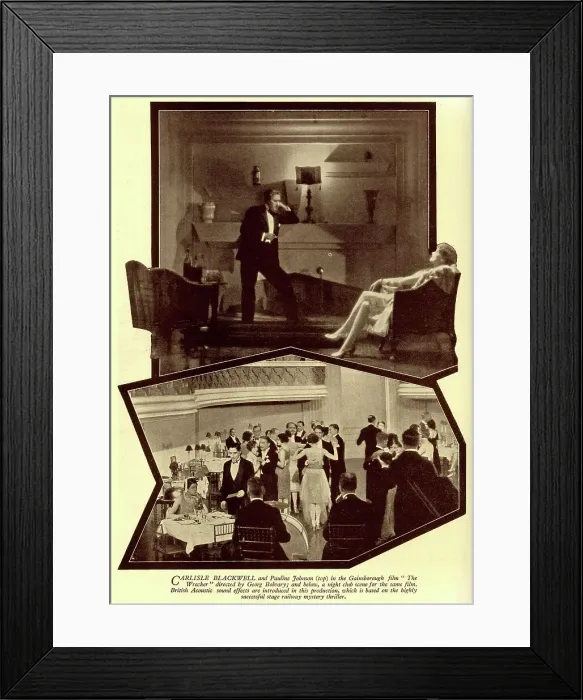 Framed Print : Scenes from mystery film, The Wrecker Framed Print : Scenes from mystery film, The Wrecker
