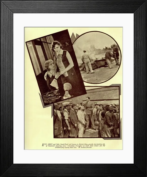 Framed Print : Scenes from Gaumont film, Smashing Through Framed Print : Scenes from Gaumont film, Smashing Through