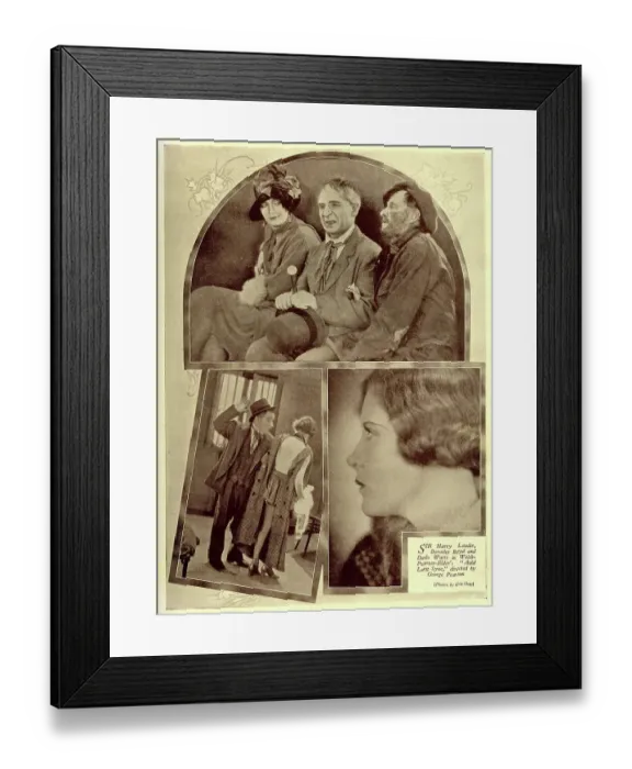 Framed Print : Paramount film, Auld Lang Syne, starring Sir Harry Lauder Framed Print : Paramount film, Auld Lang Syne, starring Sir Harry Lauder