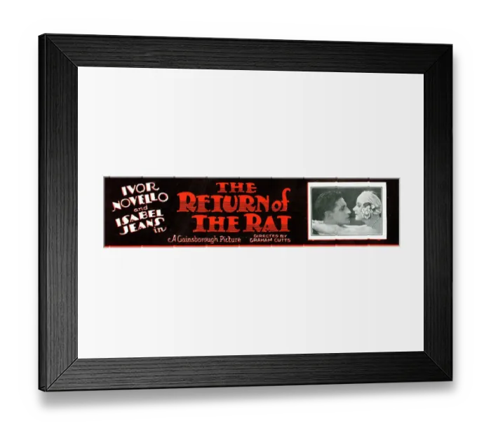 Framed Print : Ivor Novello and Isabel Jeans in film, The Return of the Rat Framed Print : Ivor Novello and Isabel Jeans in film, The Return of the Rat