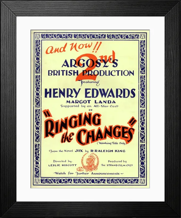 Framed Print : Argosy Productions film, Ringing the Changes Framed Print : Argosy Productions film, Ringing the Changes