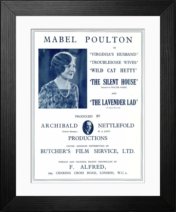 Framed Print : Mabel Poulton in five Archibald Nettlefold films Framed Print : Mabel Poulton in five Archibald Nettlefold films