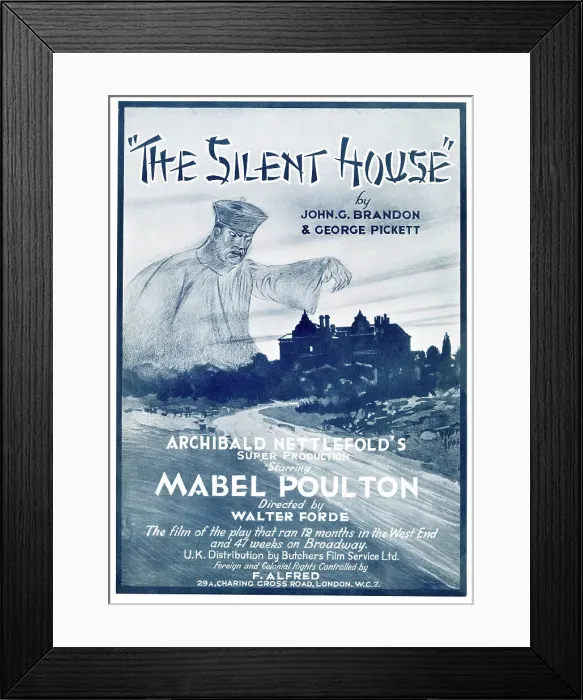 Framed Print : Mabel Poulton in film, The Silent House Framed Print : Mabel Poulton in film, The Silent House