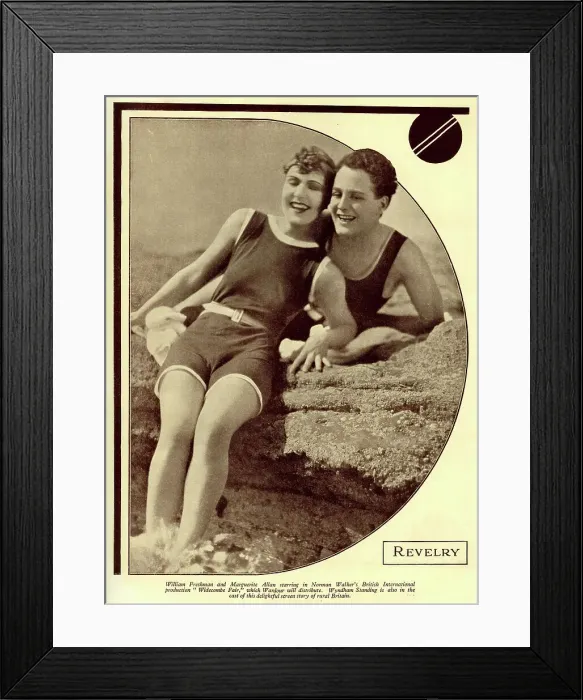 Framed Print : William Freshman and Marguerite Allan in Widecombe Fair Framed Print : William Freshman and Marguerite Allan in Widecombe Fair