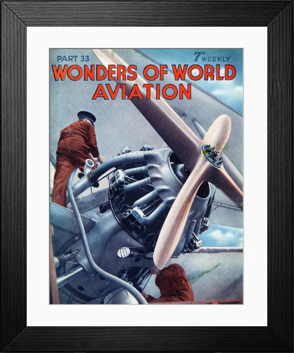 Framed Print : Croydon Airport ground crew service Handley Page Heracles Framed Print : Croydon Airport ground crew service Handley Page Heracles